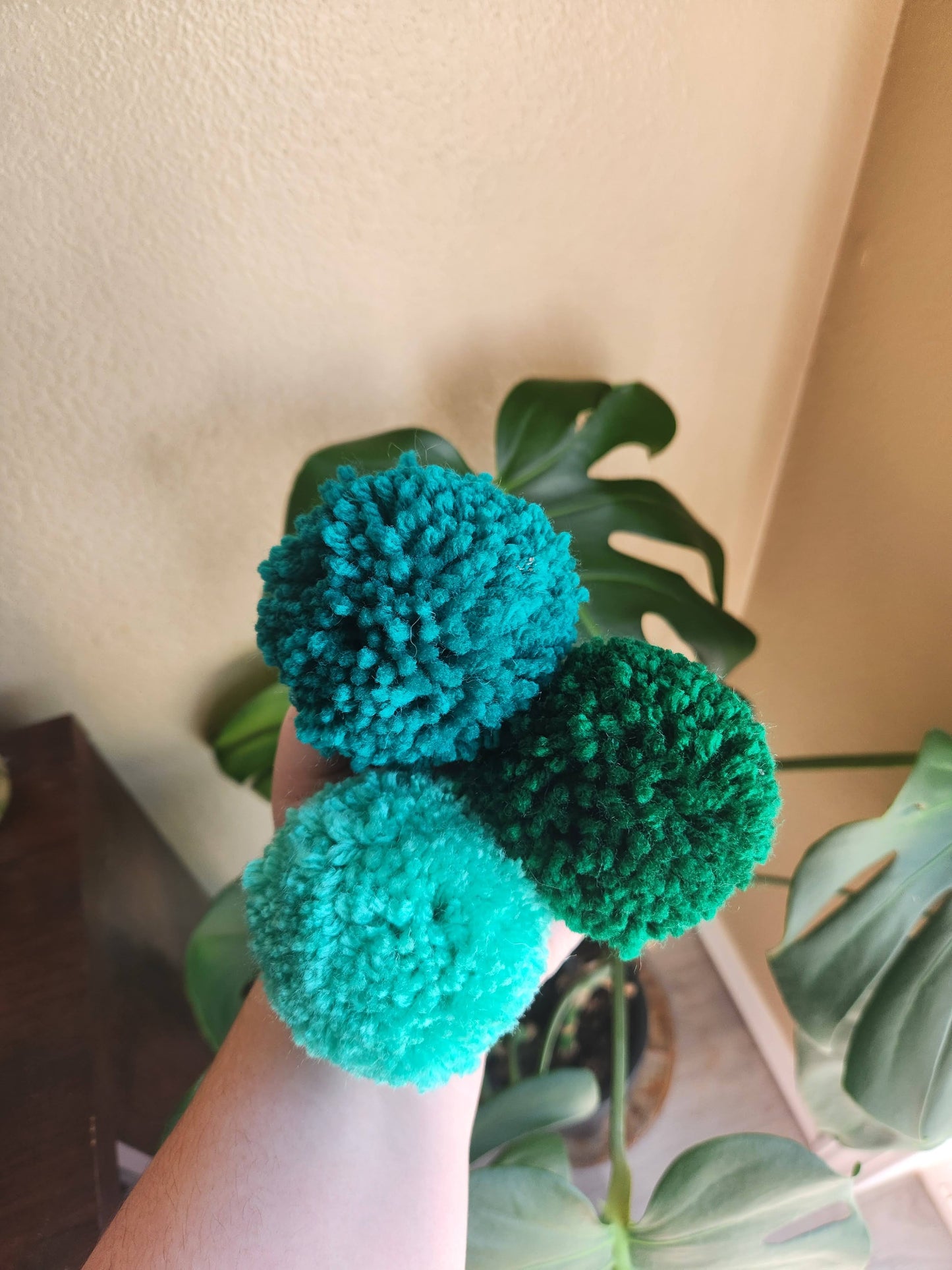 Birthstone PomPom Keychain