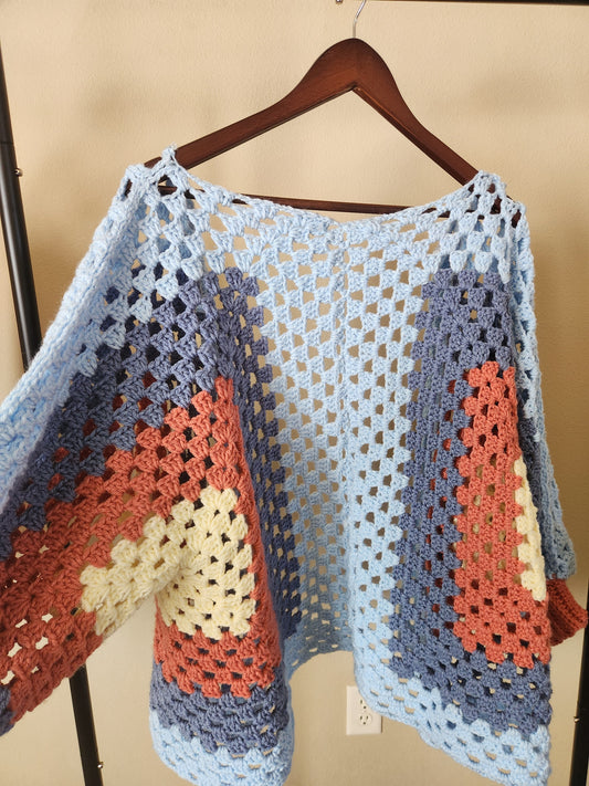 Custom Crochet Hexagon Cardigan