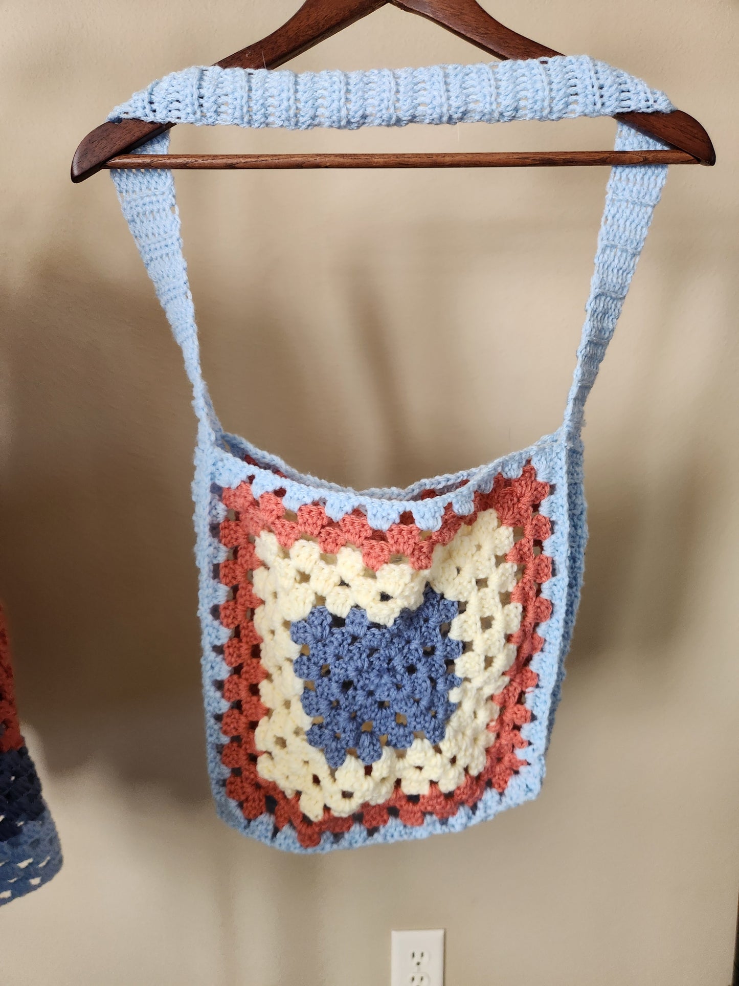 Sunny Granny Square Bag