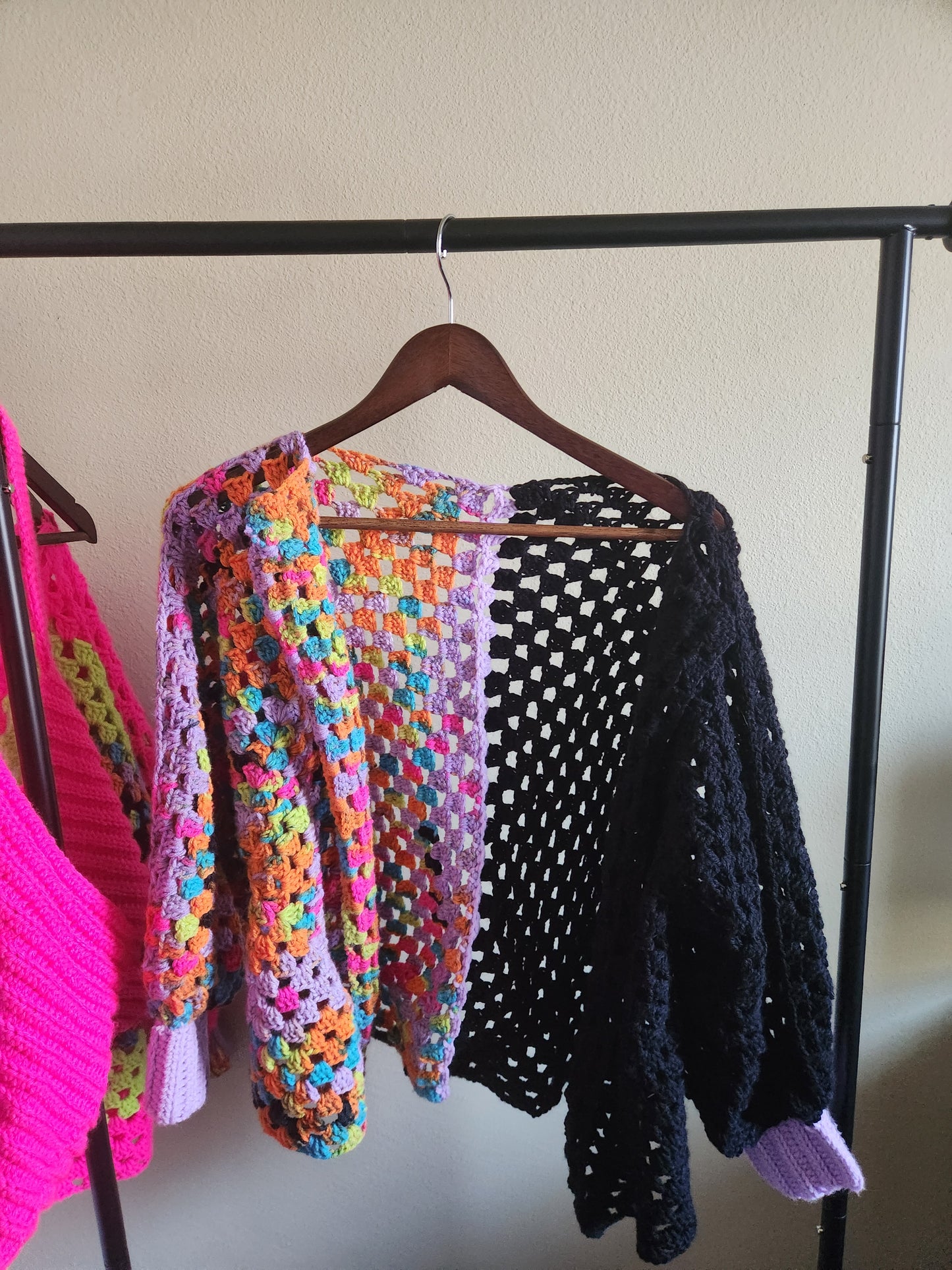 Spliced Crochet Cardigan