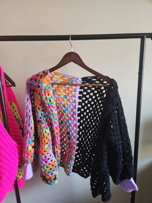 Spliced Crochet Cardigan