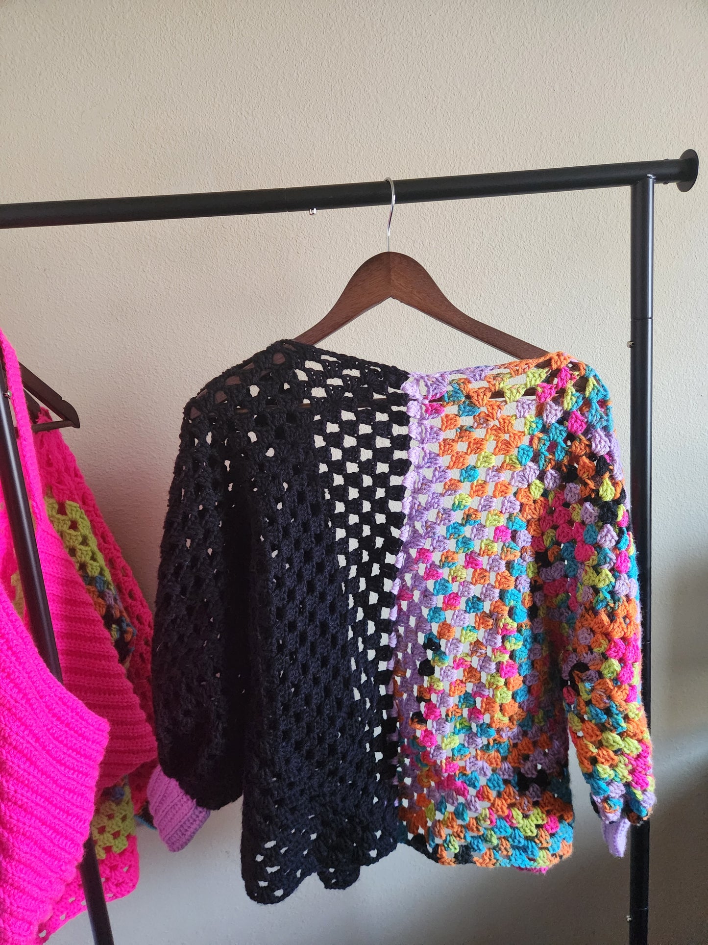 Spliced Crochet Cardigan