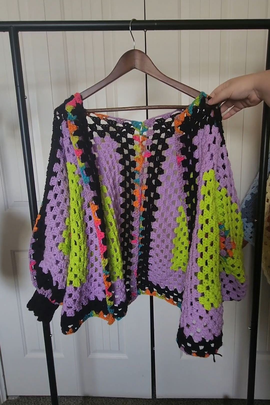 Custom Crochet Hexagon Cardigan