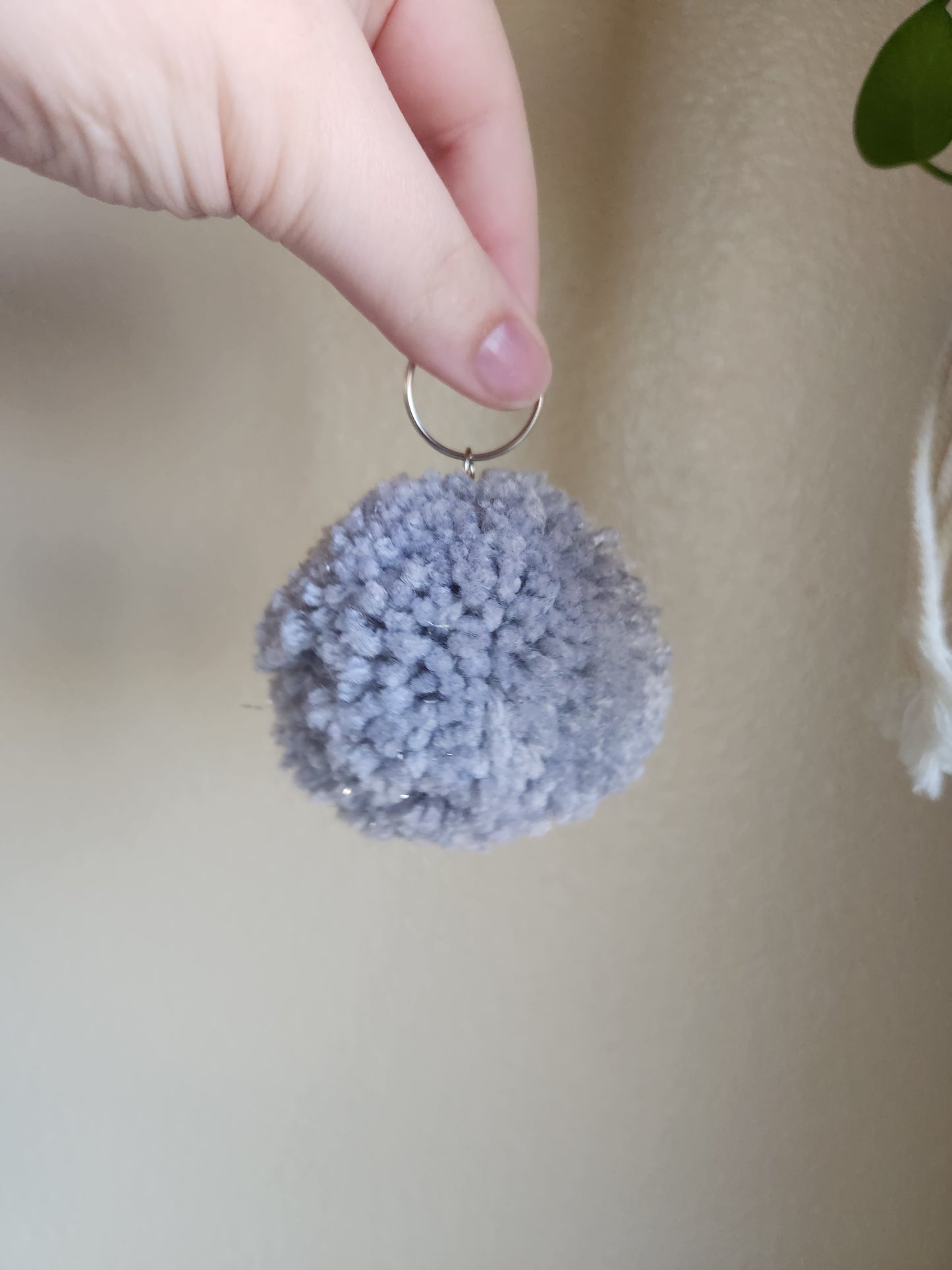Birthstone PomPom Keychain