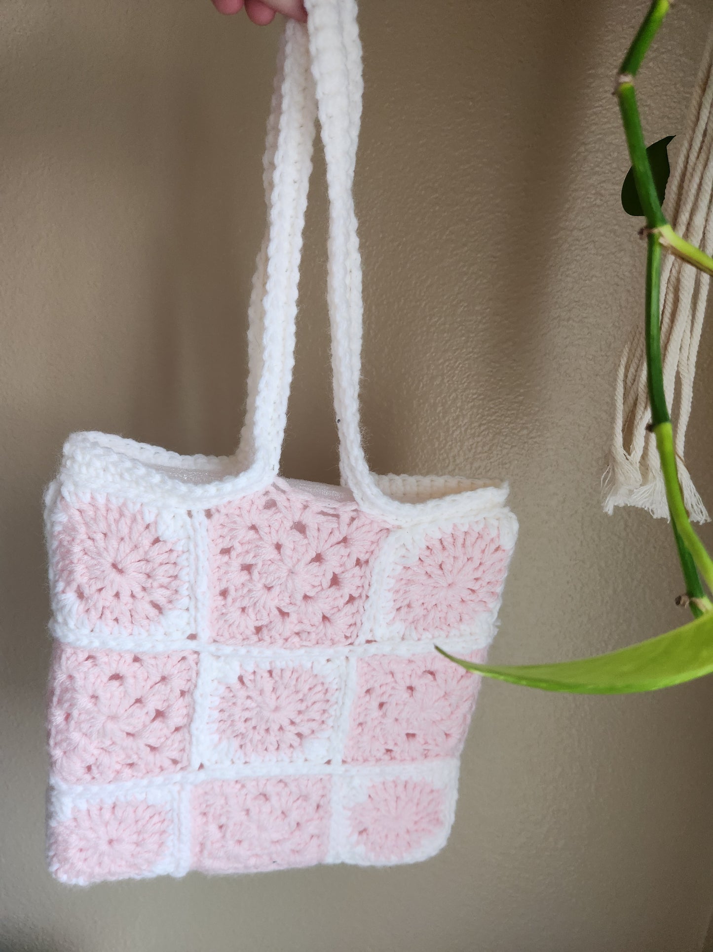 Pink Pansy Bag Set