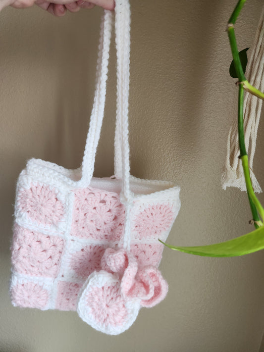 Pink Pansy Bag Set